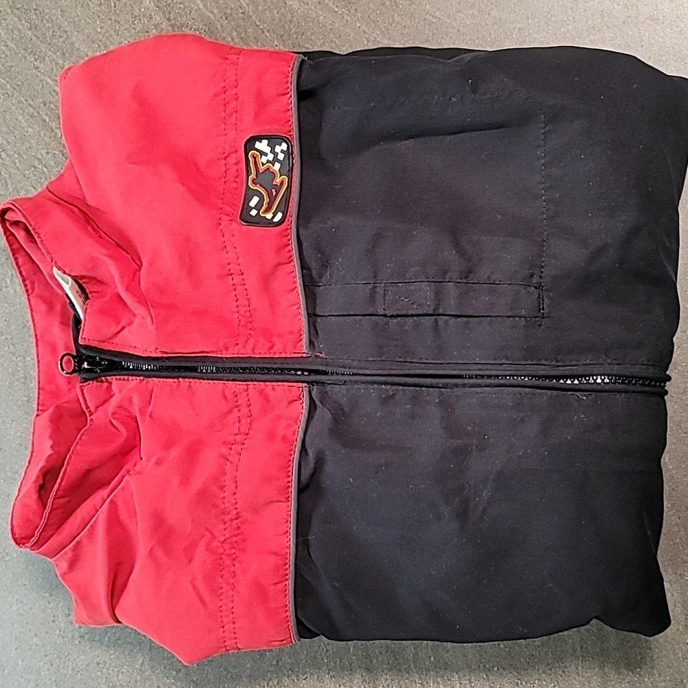 Athletic Works Red and Black Raincoat for All-Weather Protection